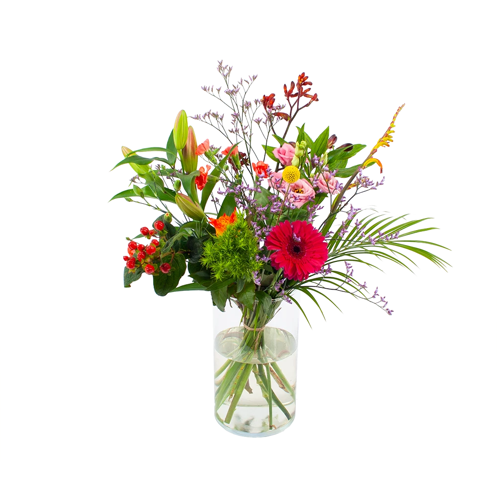 Boeket Kleurrijk Geplukt Klein