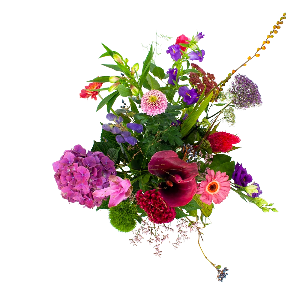 Boeket Paarse Passie Klein - Afbeelding 2