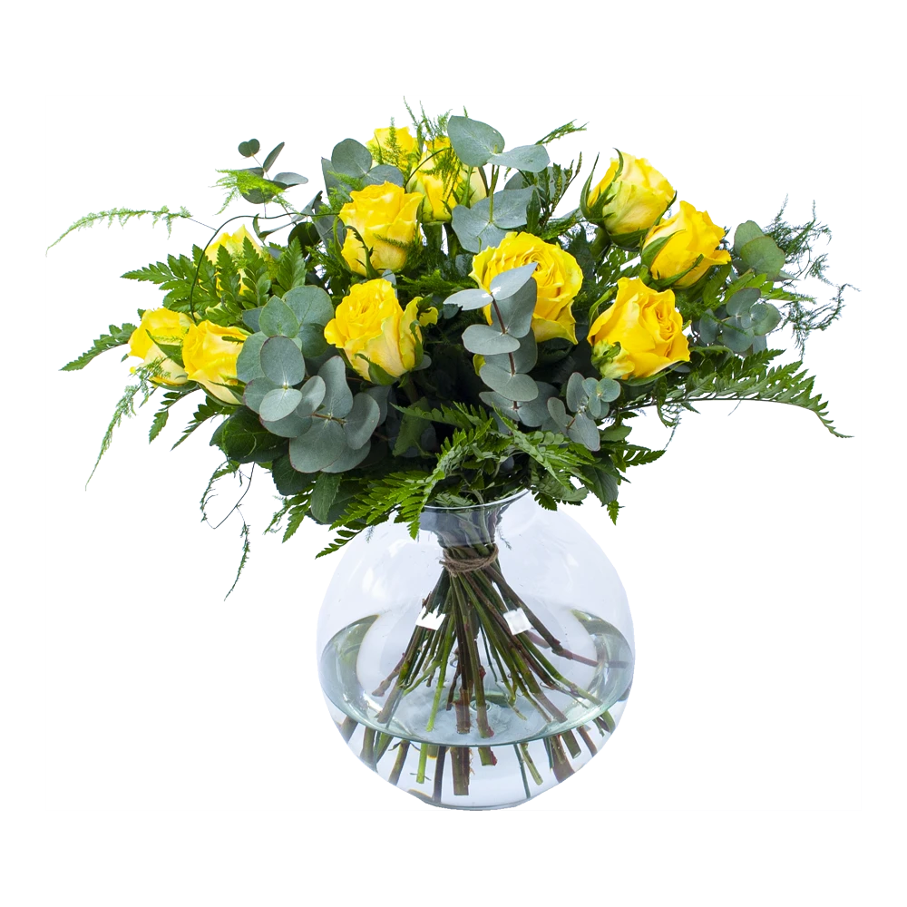 Boeket Rosa Geel Groot