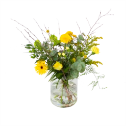 Boeket Vrolijk Geel Klein