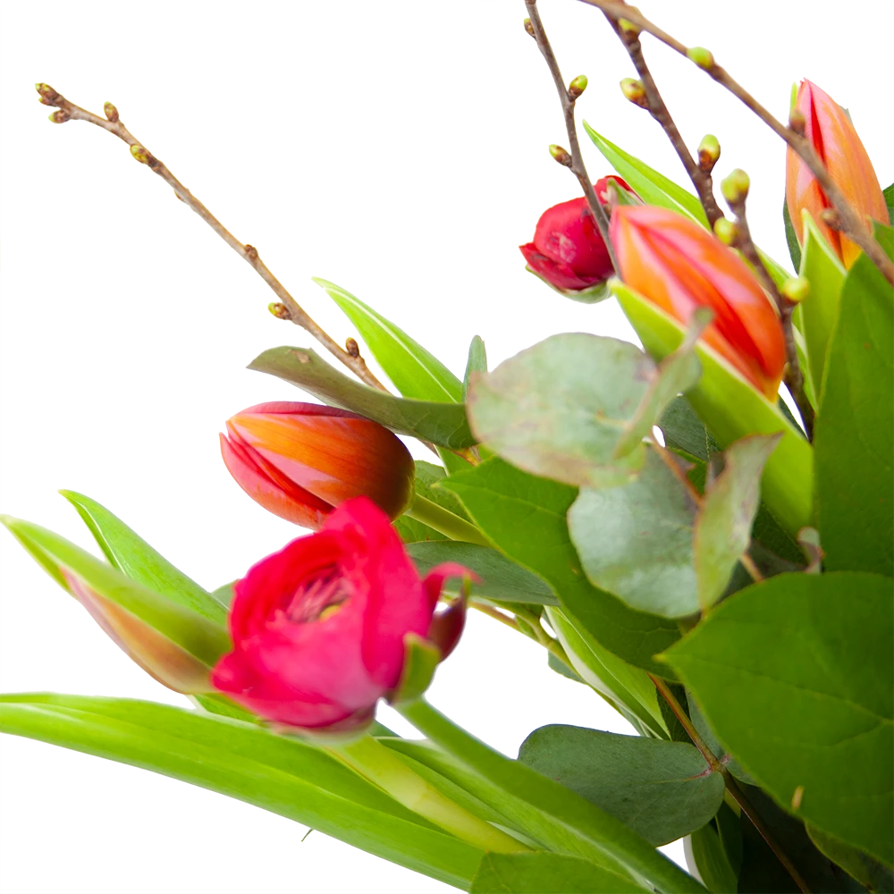 Boeket Vrolijk Roze Groot - Afbeelding 3