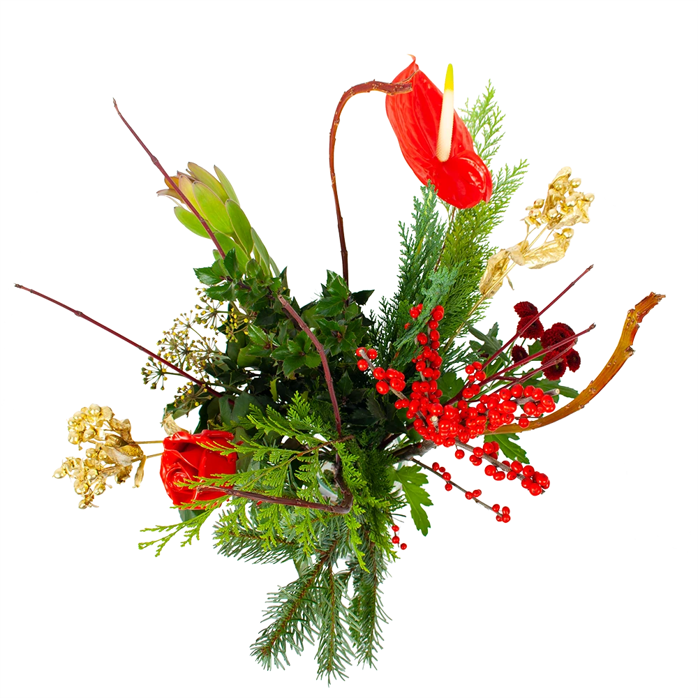 Boeket Winterpret Middel - Afbeelding 2