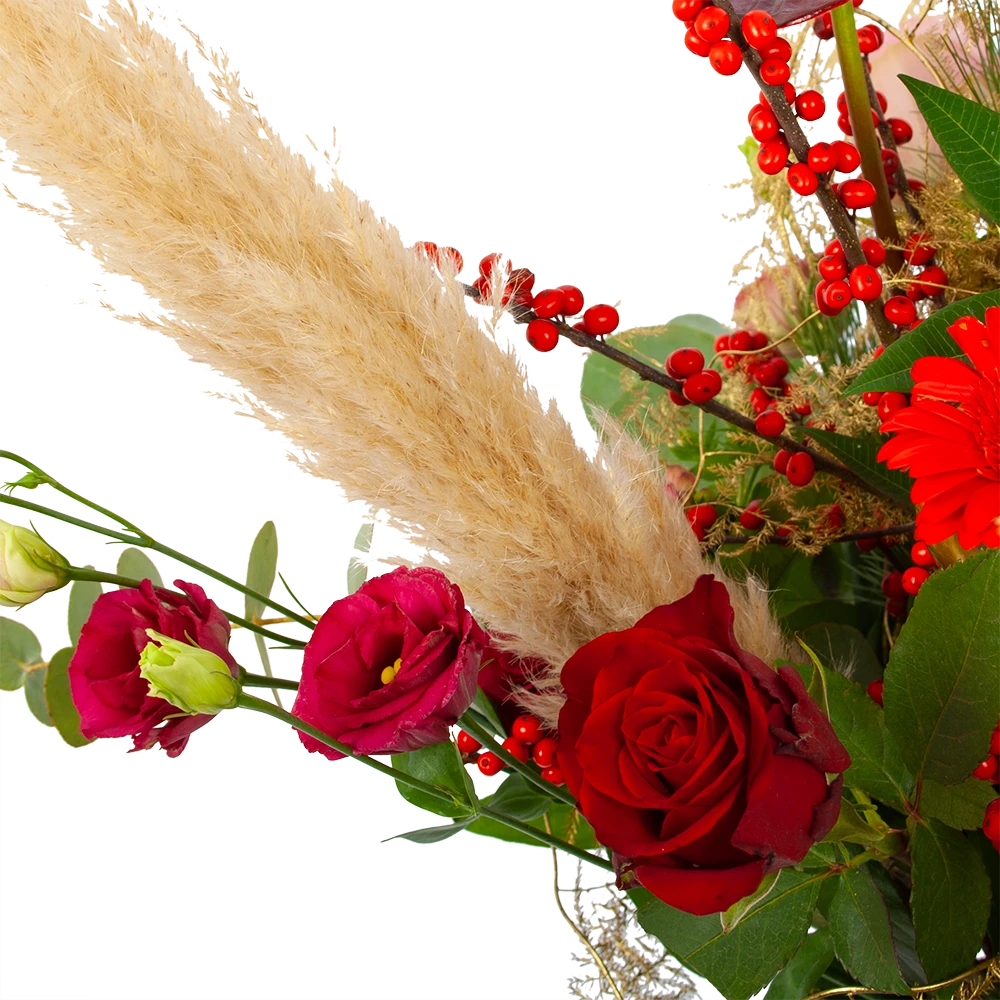 Boeket Winterse Pluim Middel - Afbeelding 4