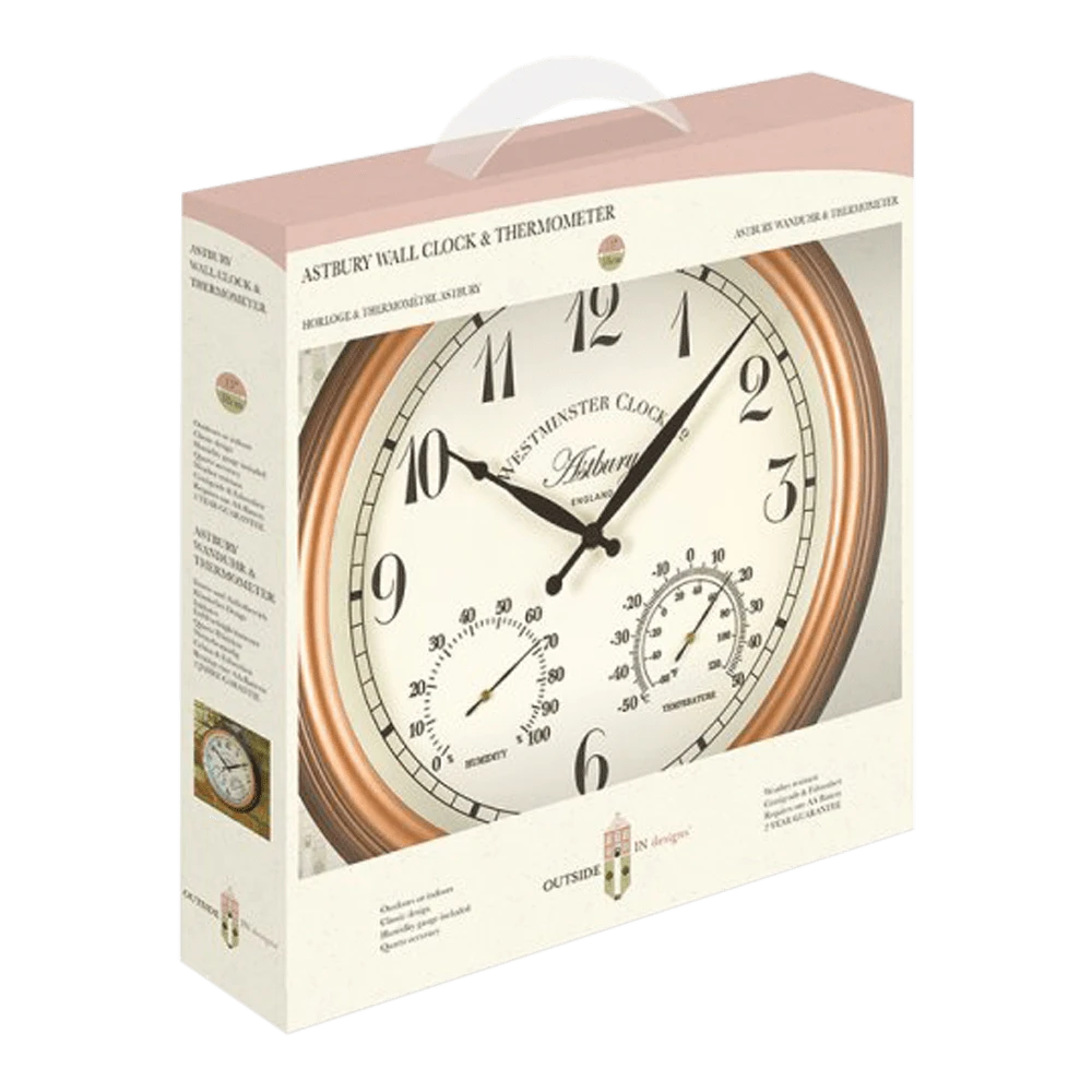 Buitenklok Astbury - 2in1 - 30cm - Afbeelding 3