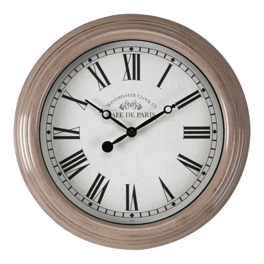 Buitenklok Biarritz - 30cm - Grijs