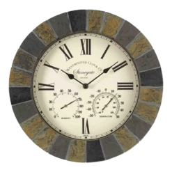 Buitenklok Stonegate - 3in1 - 35cm