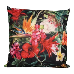 Buitenkussen Tropische Bloem 60x60cm - Tuinkussen