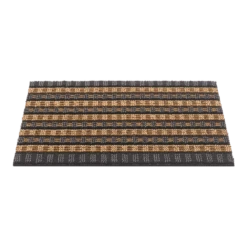 HAMAT Buitenmat Quardo Scrape - 80x50cm - Zwart/Naturel - Deurmat