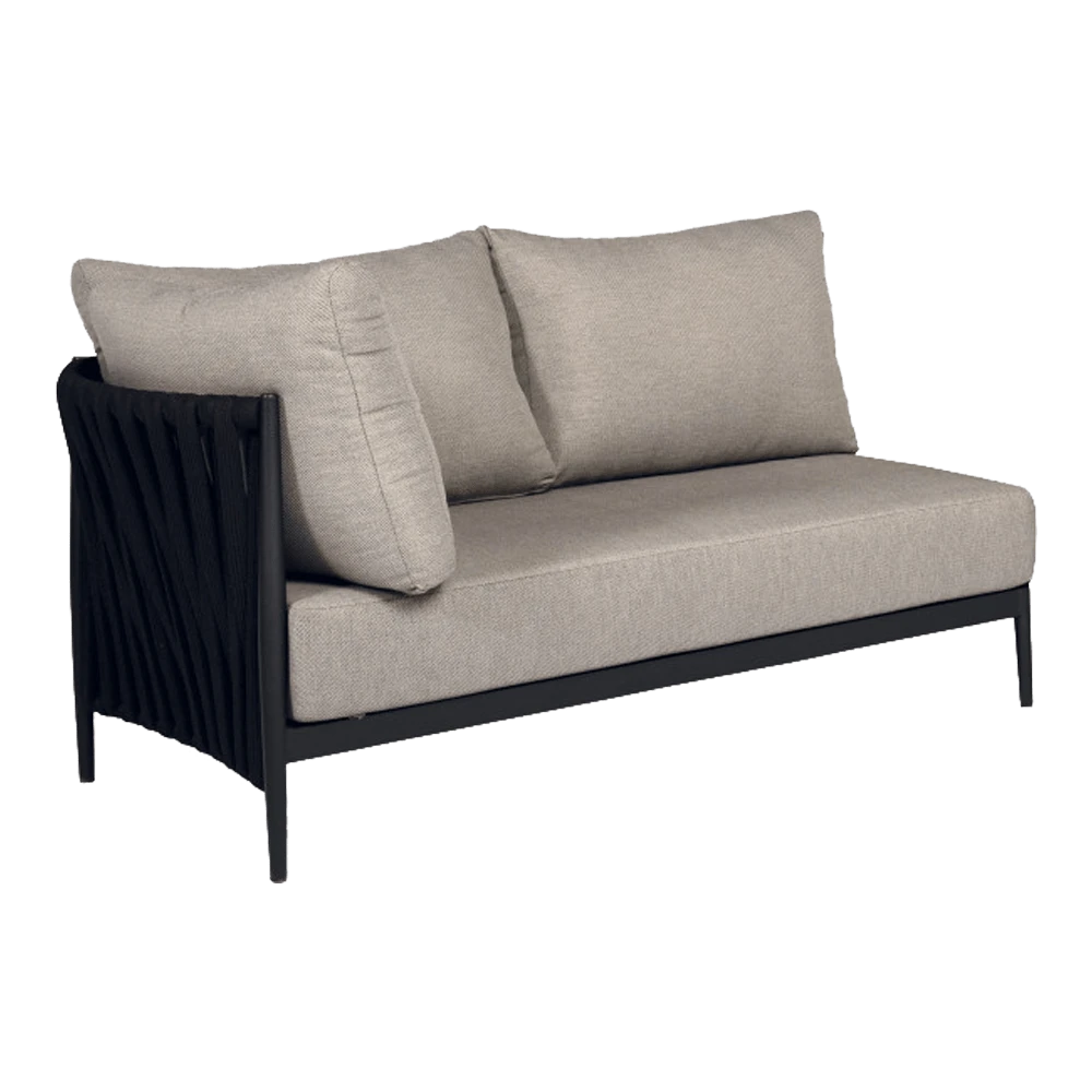 Cadozo Lounge 2-zits Rechts -Black