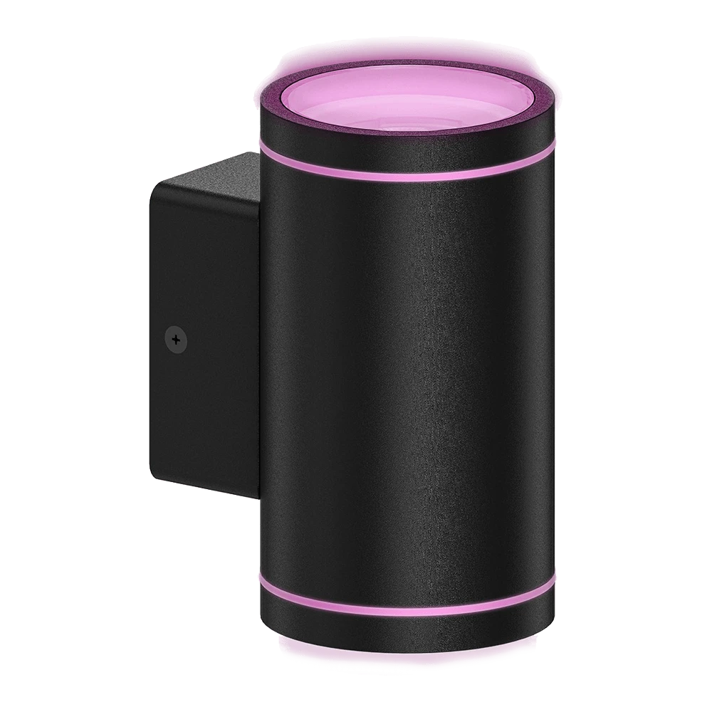 Calex Smart Outdoor Wandlamp Up & Down Light RGB CCT - 2x4W 2x380lm - Afbeelding 2