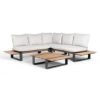 Dawson Teak Loungeset Complete Dove