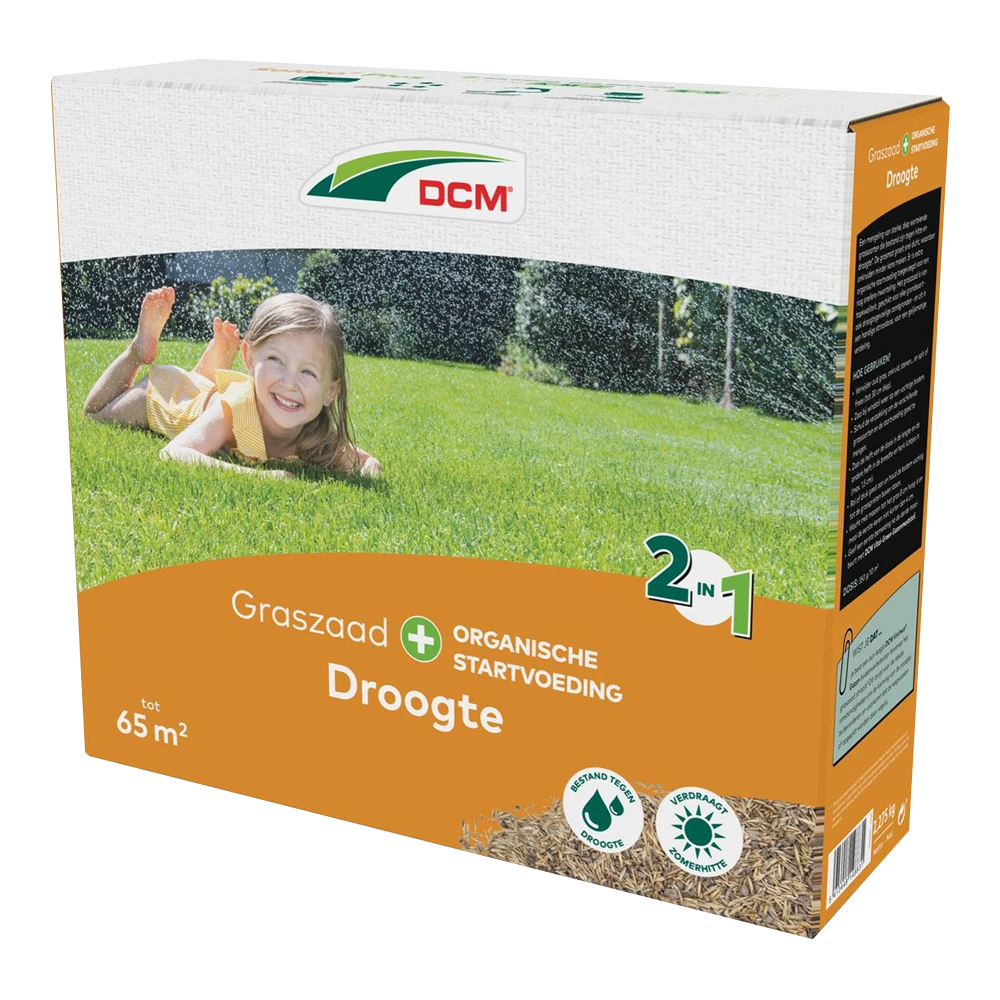 DCM Graszaad 2-in-1 Droogte - 2,275kg - Graszaad