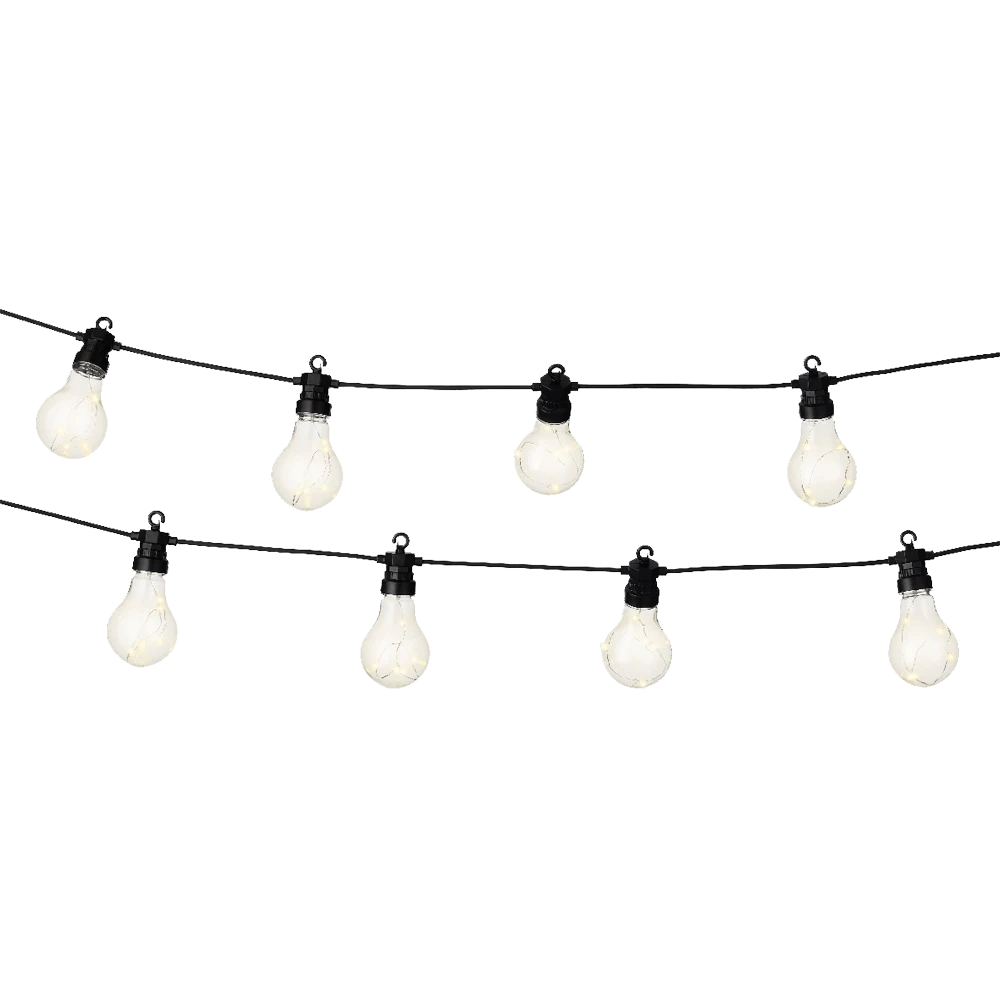 Lumineo Feestverlichting 20 Micro LED Steady Buiten - 950cm - Warm Wit - Afbeelding 4