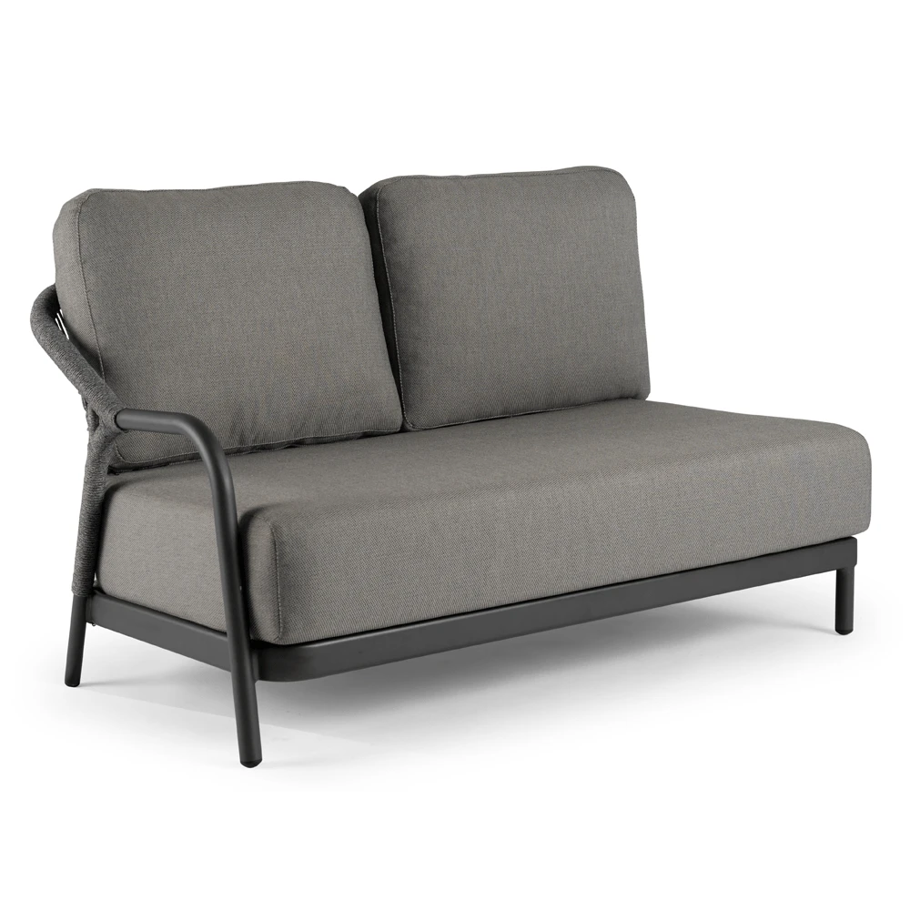 Fiona Lounge 2-zits Rechts - Charcoal