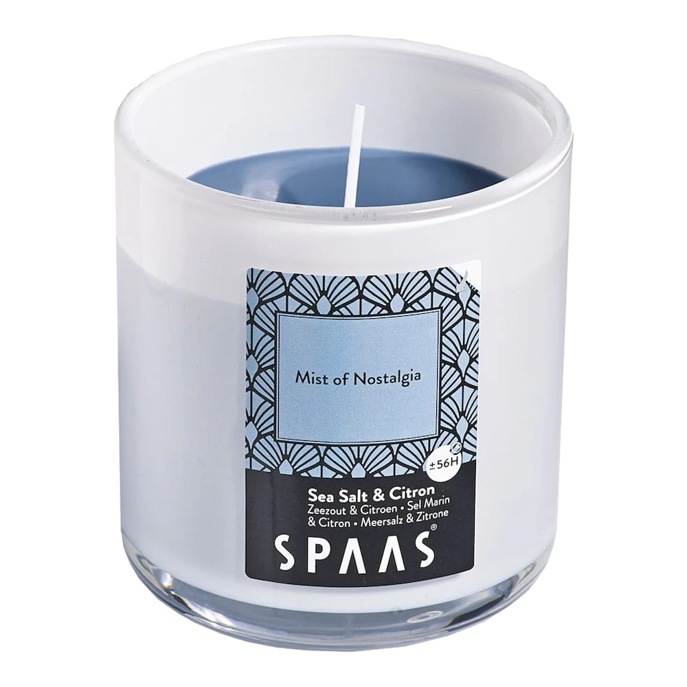 Geurkaars In Glas Met Deksel 56u - Mist Of Nostalgia - Geurkaars - SPAAS
