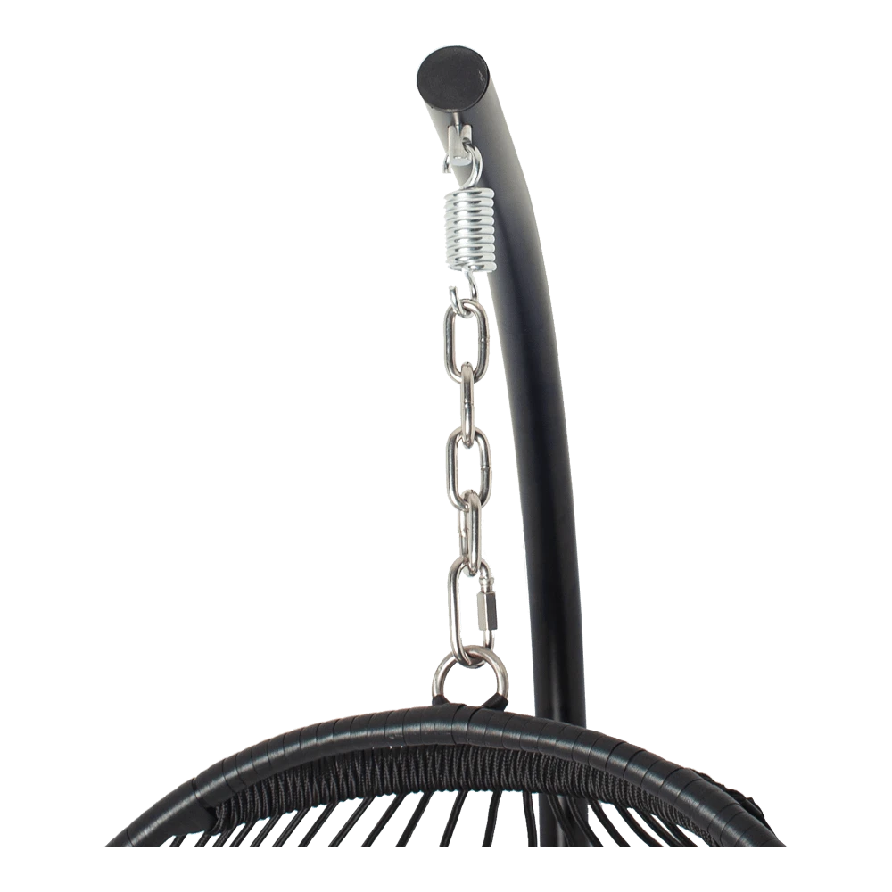 Hangstoel Norway - Inklapbaar - Zwart/Grijs - Afbeelding 4