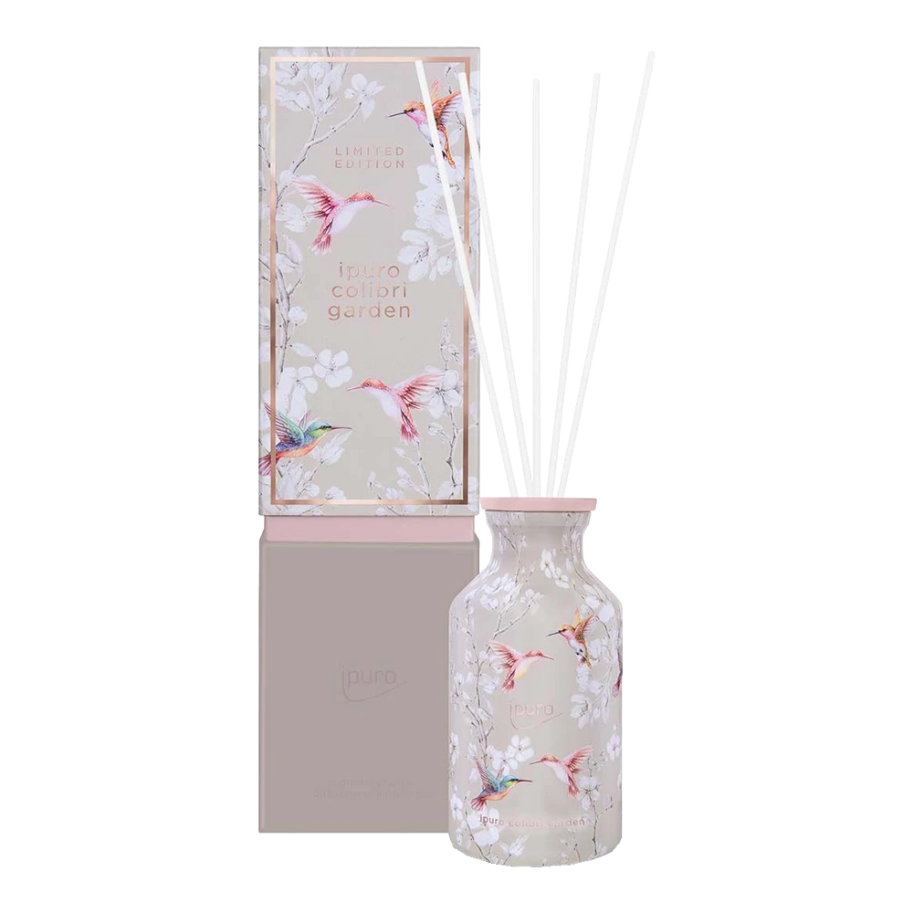 Ipuro Geurdiffuser Colibri Garden 240ml - Geurstokjes