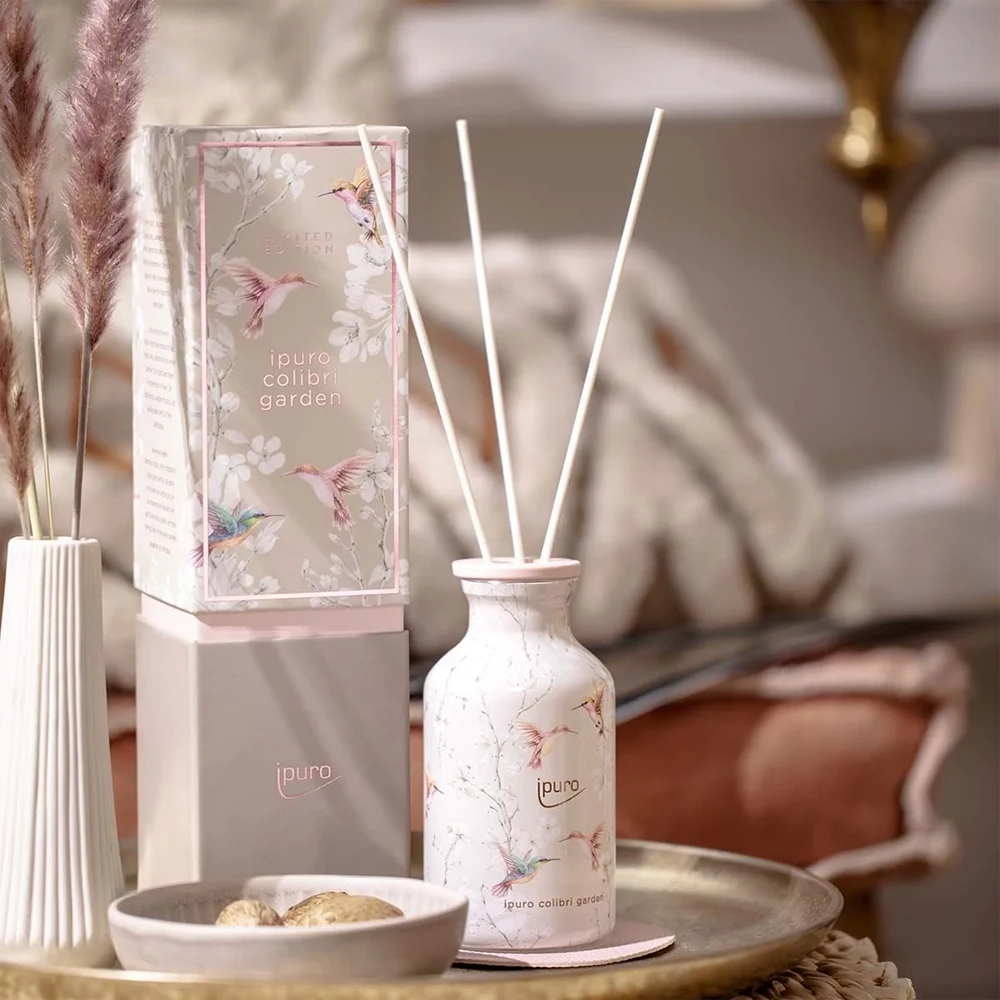 Ipuro Geurdiffuser Colibri Garden 240ml - Geurstokjes - Afbeelding 3