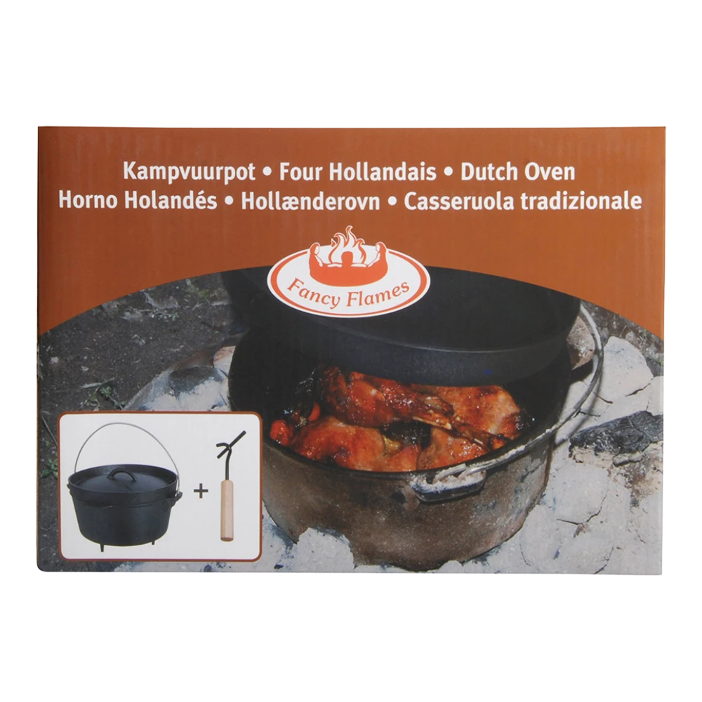 Kampvuurpot 10 Inch - Fancy Flames - Afbeelding 2