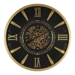 Klok Devon Goud U00f8 80 Cm - Wandklok