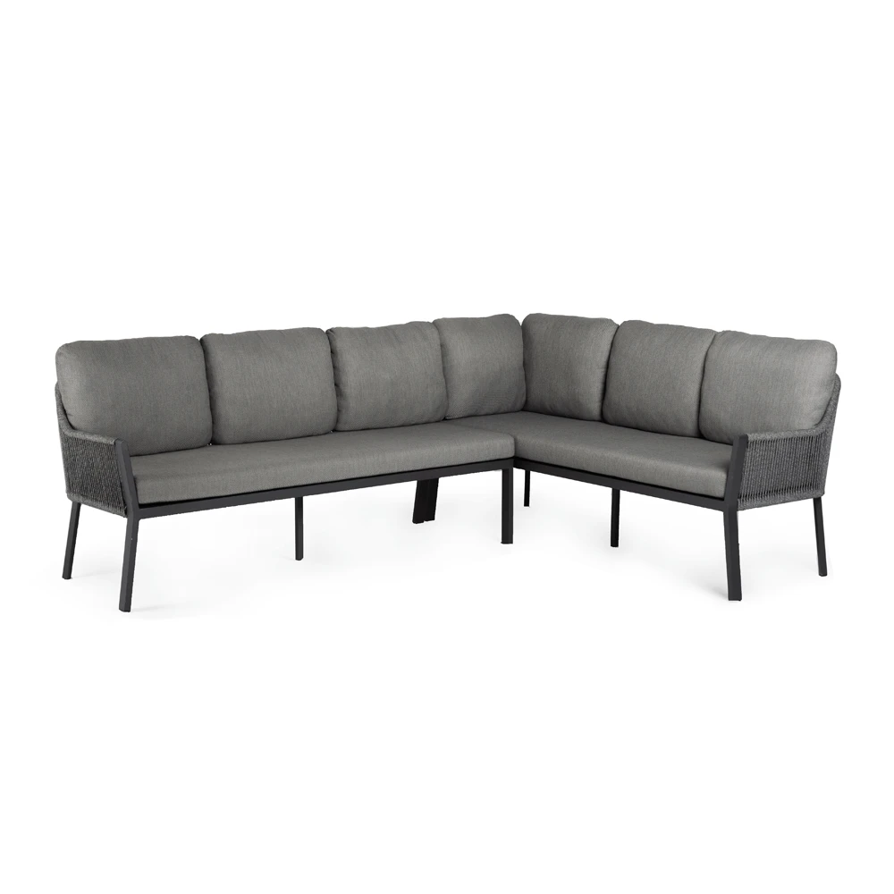 Liv Lounge Dining Set Right Charcoal