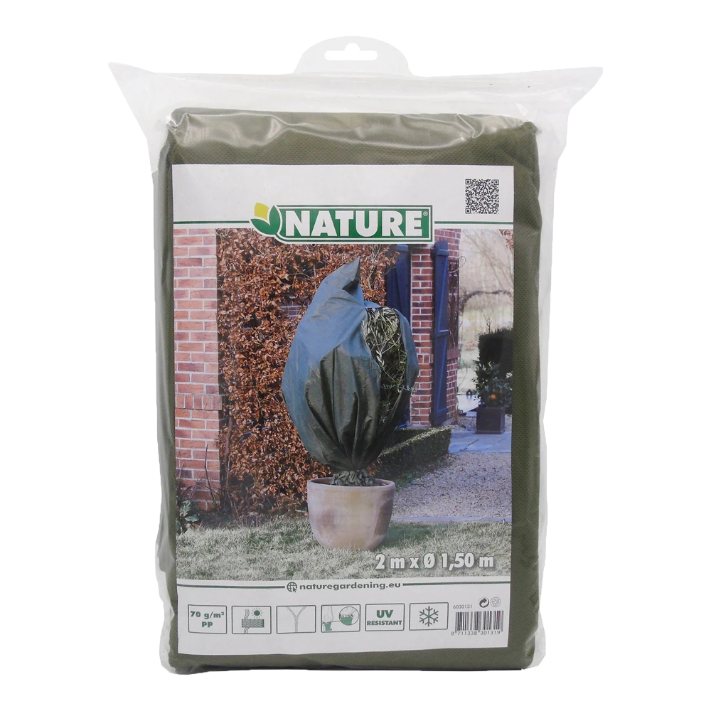 Nature Winterhoes Met Rits D150cm X H2m