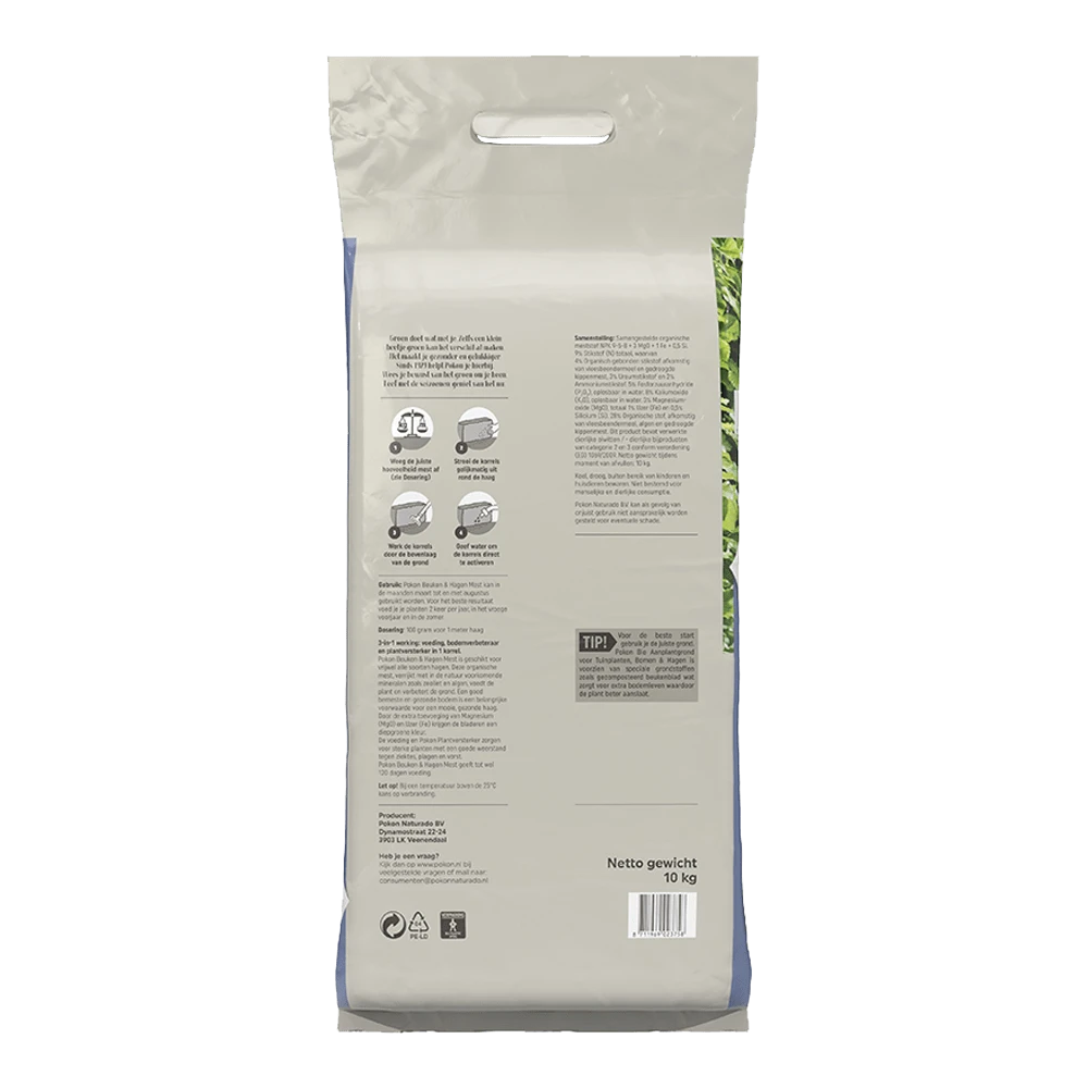 Pokon Beuken & Hagen Mest 10kg - Tuinplanten Voeding - Afbeelding 2