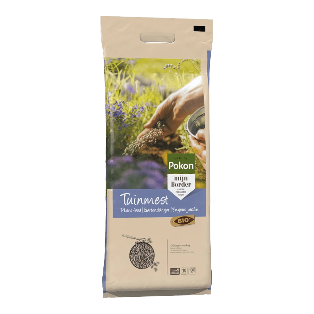 Pokon Bio Tuinmest 10kg - Tuinplanten Voeding, Gazonmeststof