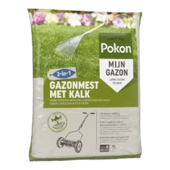 Pokon Gazonmest Met Kalk 5kg Voor 75mu00b2 - Gazonmeststof, Gazonkalk