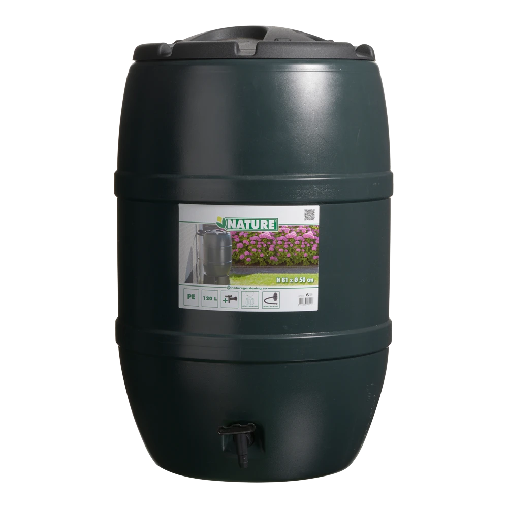 Regenton 120L Kunststof - Groen - H81xu00d850cm - Nature - Afbeelding 2