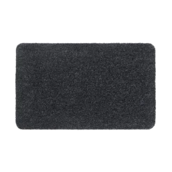 Schoonloopmat Aqualuxe - 80x50cm - Antraciet - Deurmat