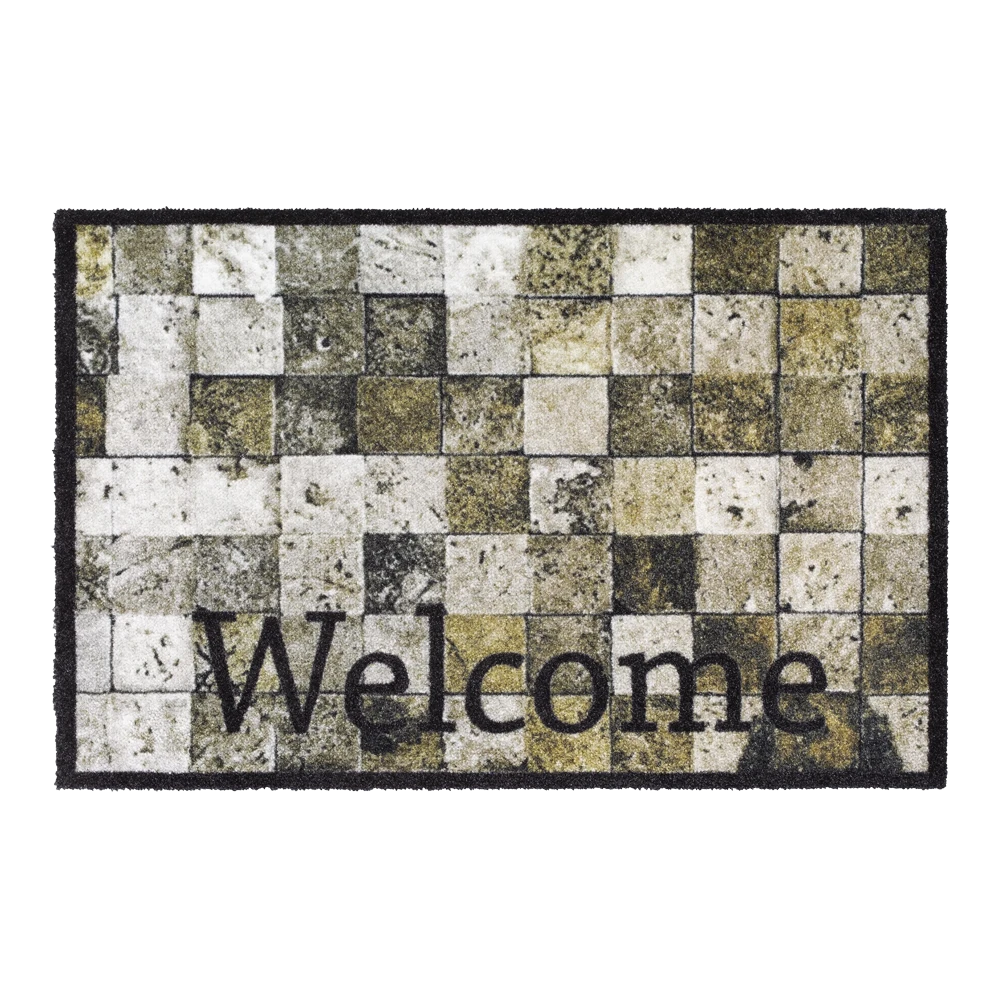 HAMAT Schoonloopmat Prestige Welcome Tiles - 75x50cm - Mix - Deurmat