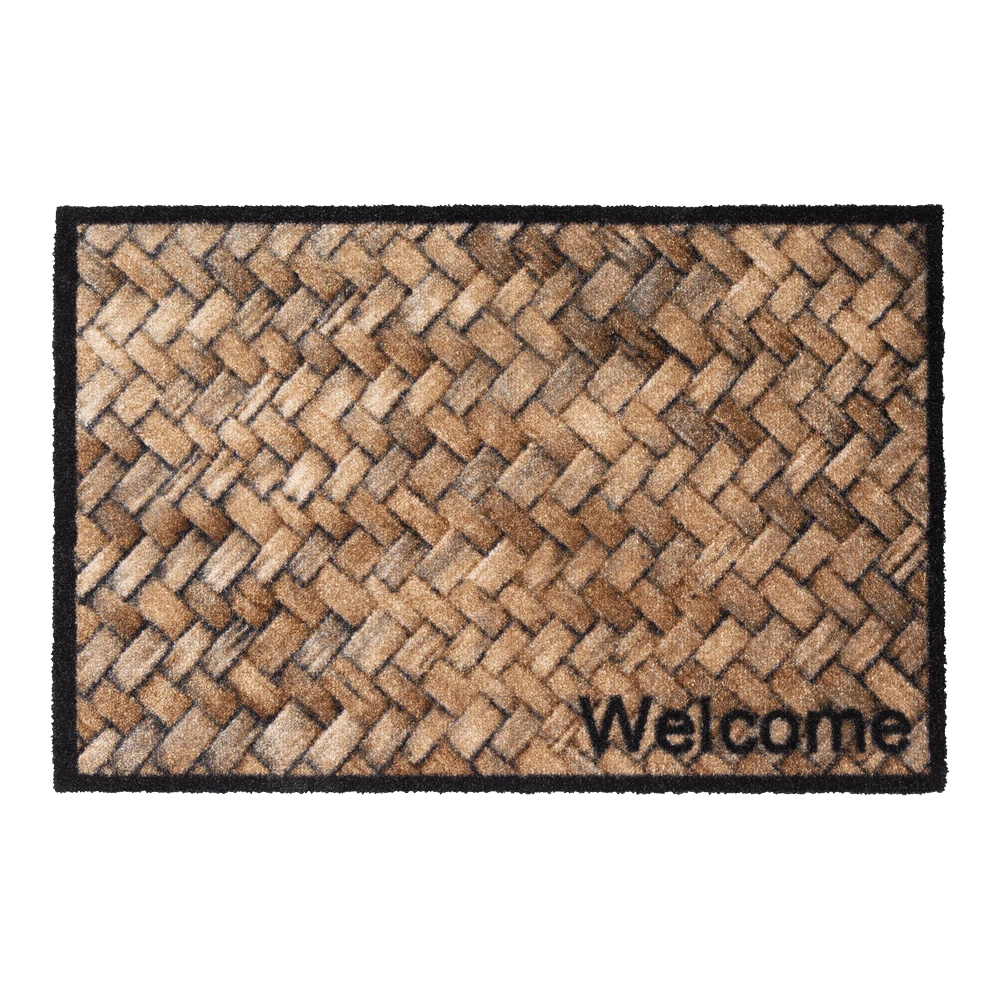 HAMAT Schoonloopmat Prestige Welcome Wicker - 75x50cm - Mix - Deurmat