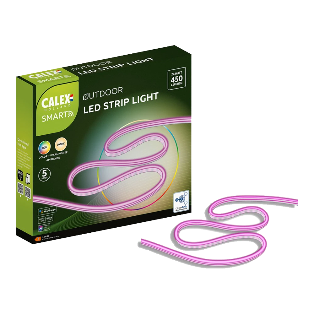 Calex Smart Outdoor Ledstrip RGB + White 5M