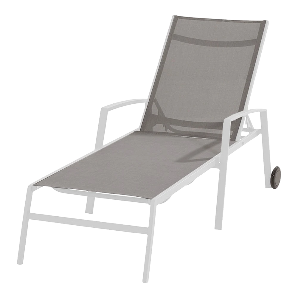 Solana Ligbed - Verrijdbaar - Wit - Afbeelding 2