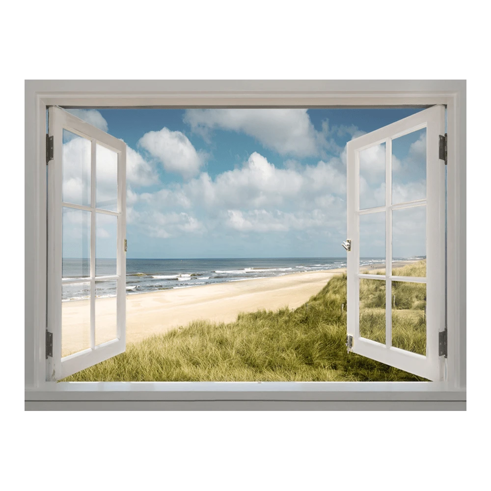 Tuinposter Kozijn - 80x60cm