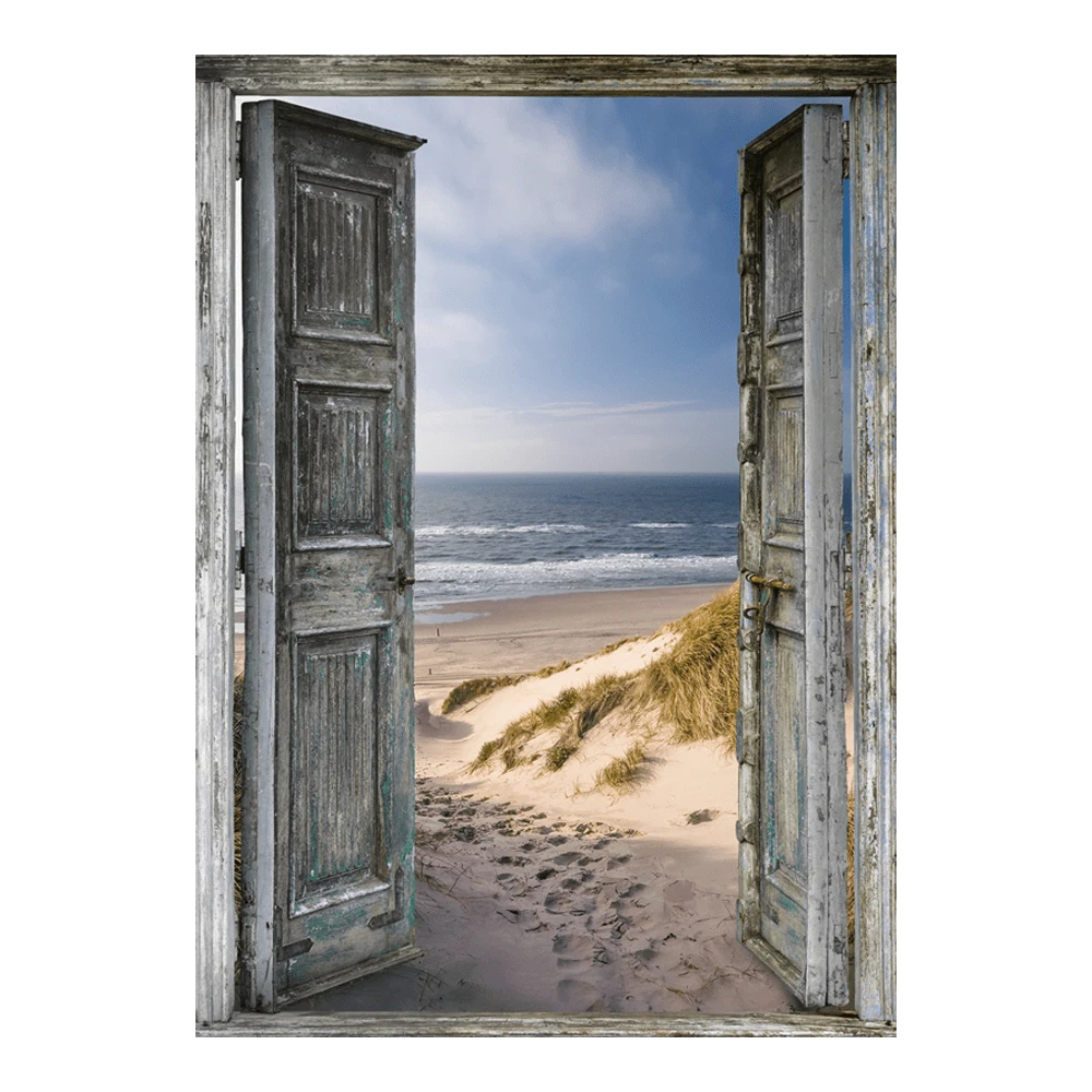 Tuinposter Stranddeur - 60x80cm