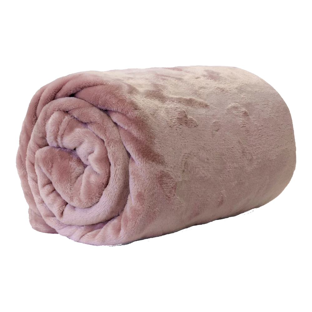 Unique Living Plaid Enzo - 130x180cm - Old Pink