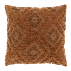 Unique Living Sierkussen Nadira - 45x45cm - Leather Brown