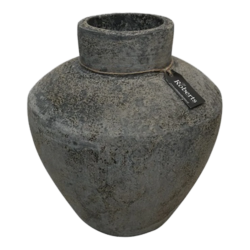 Vaas Creswell - D31 X H36cm - Earth Black - Afbeelding 2