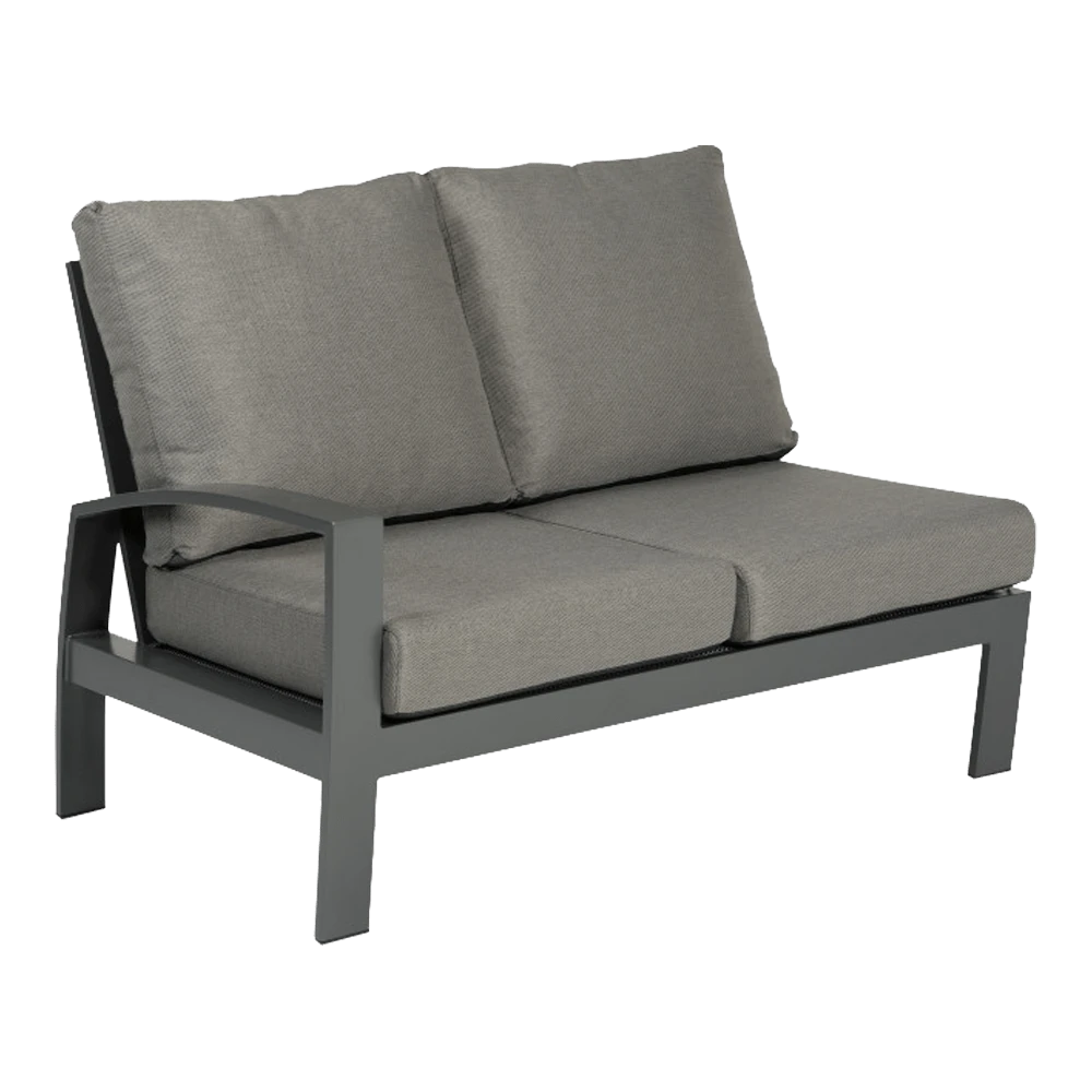 Valencia Lounge 2-zits Rechts - Charcoal