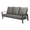 Valencia Lounge 3-zitsbank - Charcoal