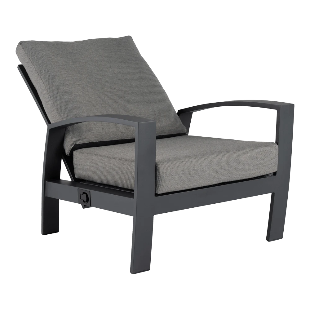 Valencia Loungestoel - Charcoal - Afbeelding 3