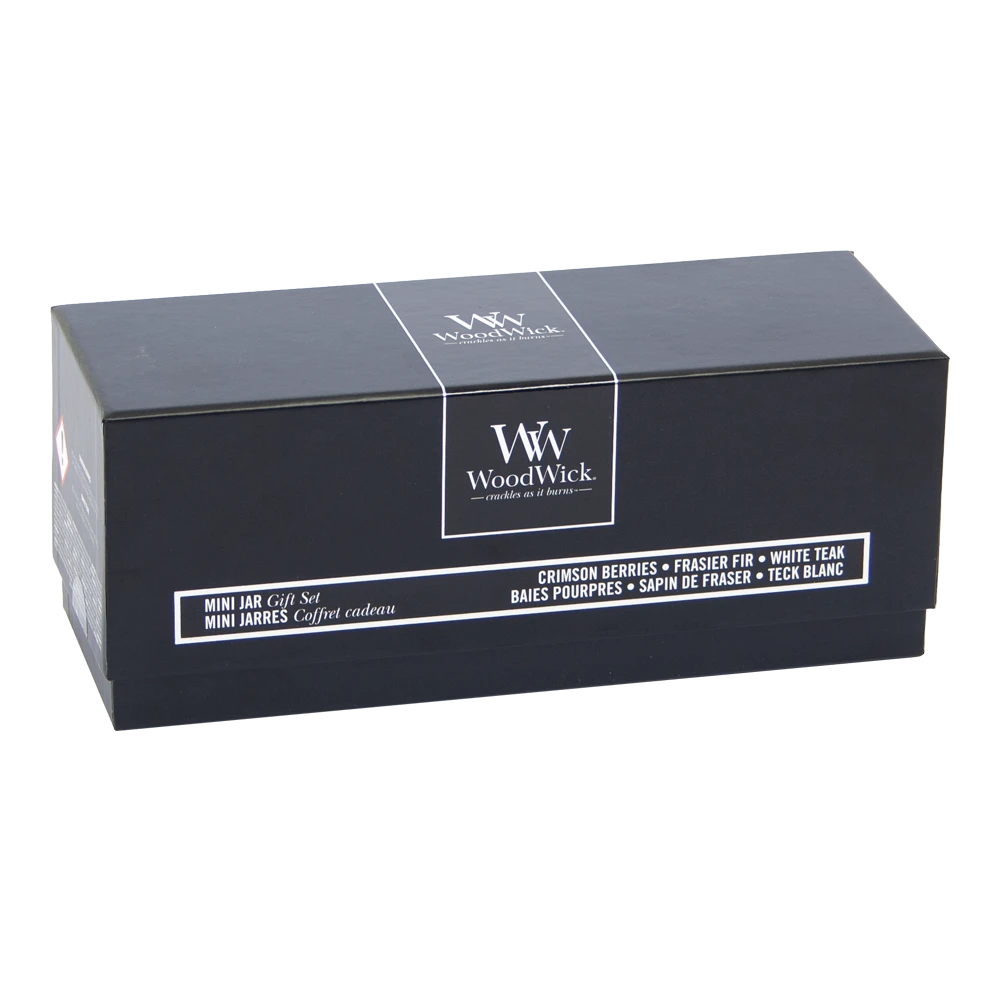 Woodwick Deluxe Gift Set Mini Jar Autumn/Winter - Geurkaars - Afbeelding 2