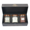 Woodwick Deluxe Gift Set Mini Jar Woody - Geurkaars