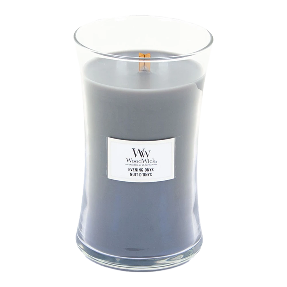 Woodwick Evening Onyx Large Candle - Geurkaars - Afbeelding 2