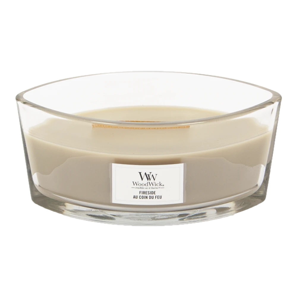 Woodwick Fireside Ellipse Candle - Geurkaars - Afbeelding 2