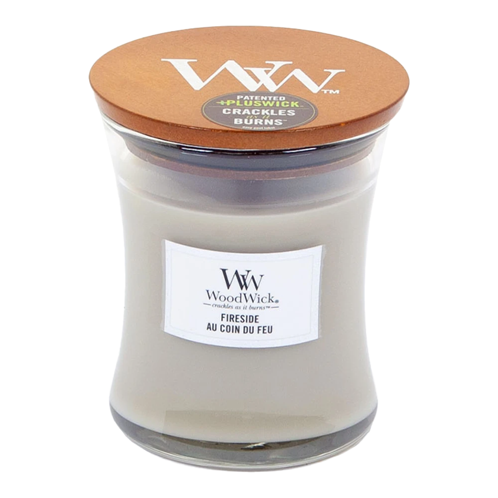 Woodwick Fireside Medium Candle - Geurkaars