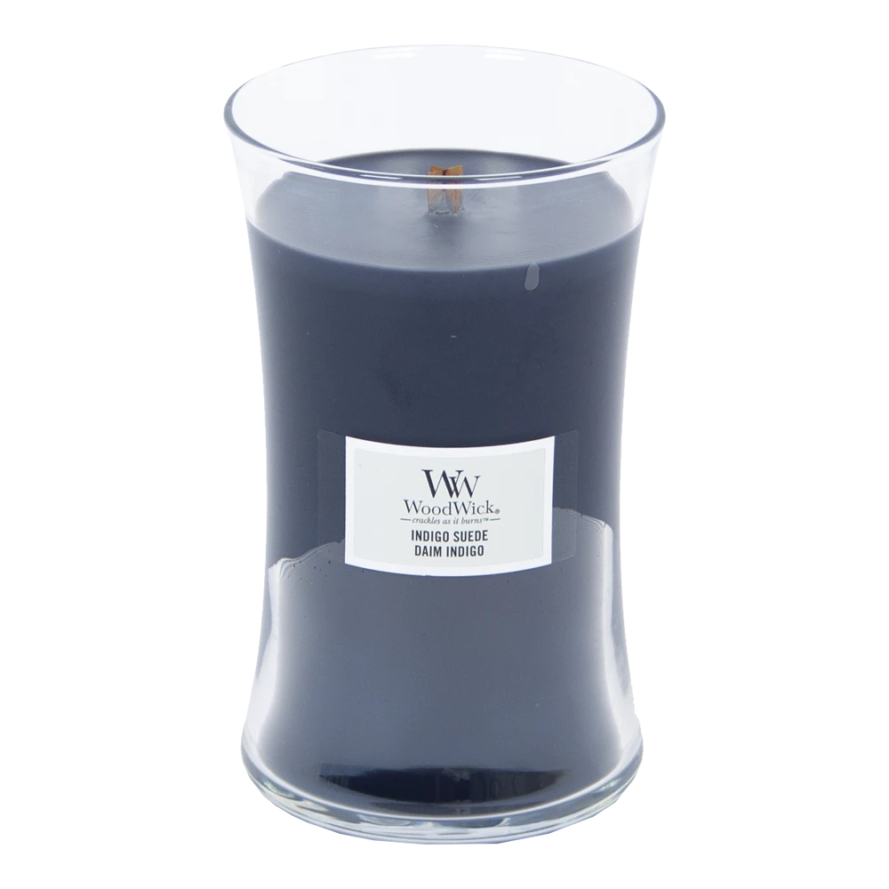 Woodwick Indigo Suede Large Candle - Afbeelding 2