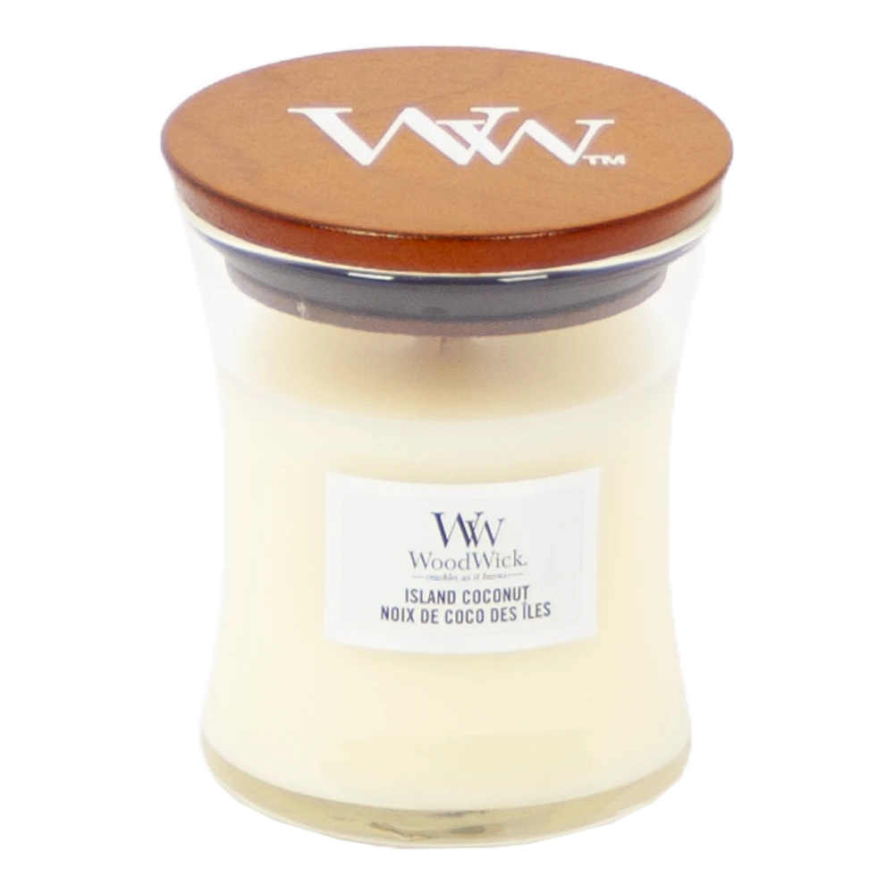 Woodwick Island Coconut Mini Candle - Geurkaars